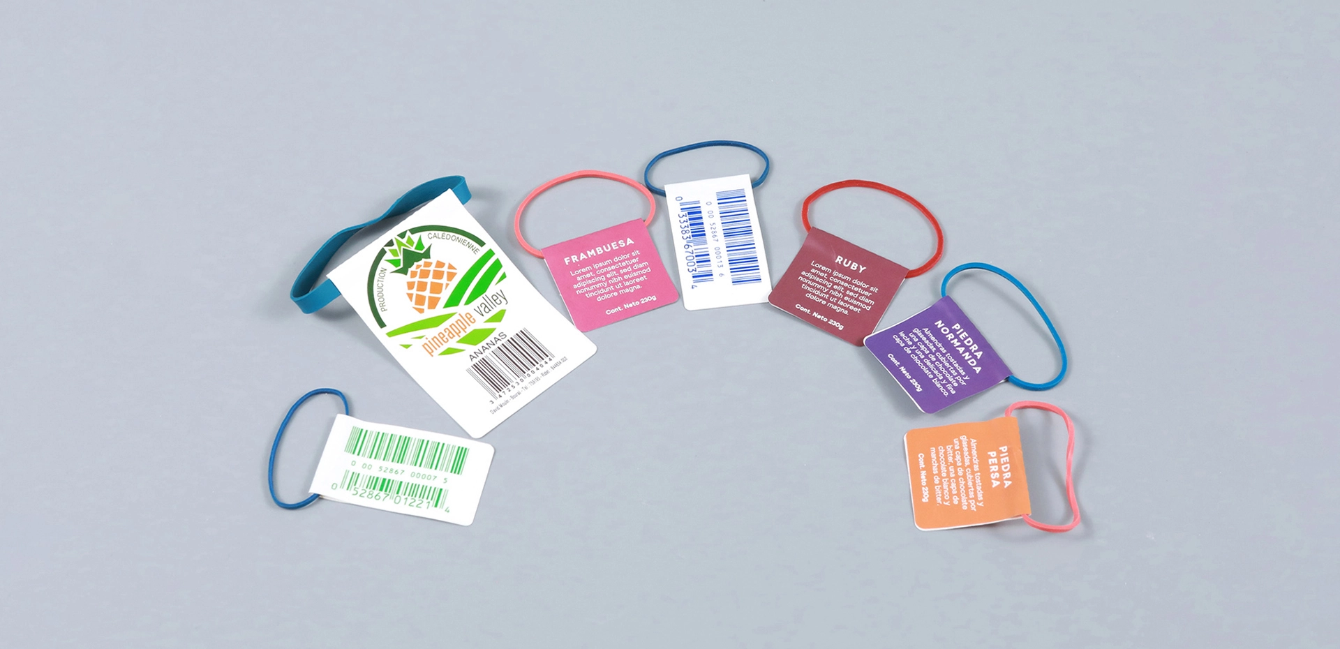 TYPES oF TWIST-HD PLASTIC LABEL TIES
