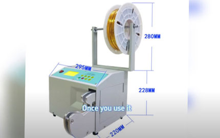 Power Cable Winding and Binding Machine