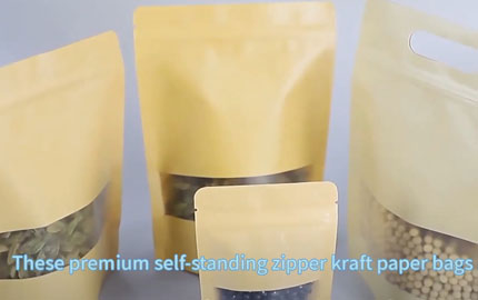 Self Sealing Stand Up Bags