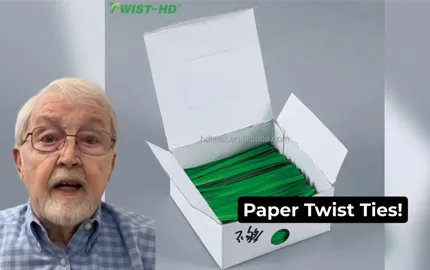 Twist HD Pre cut Paper Twist Ties Bakery Home Office Business Industry Children Grocery Store DIY Ma